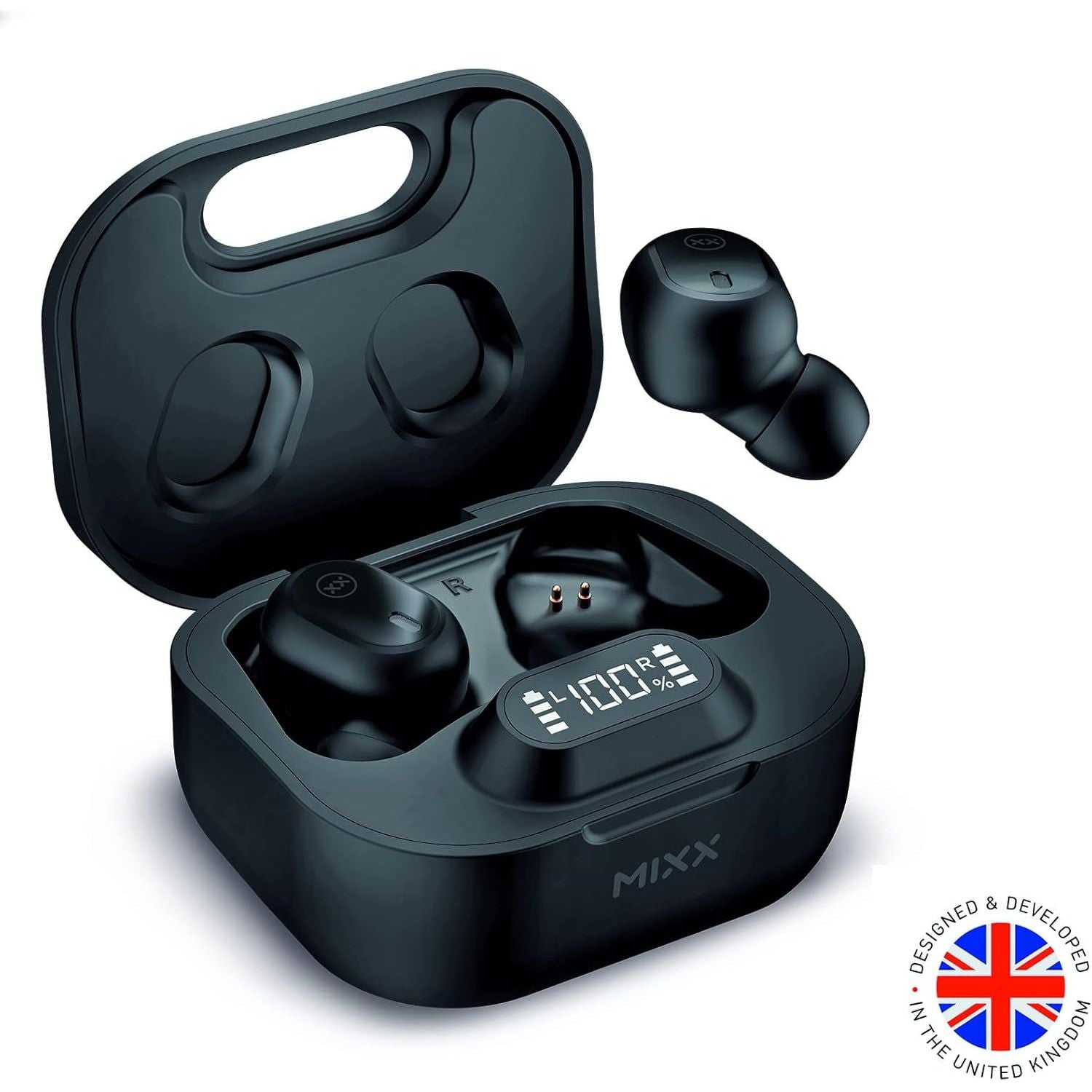 Buy MIXX,MIXX StreamBuds Dots True Wireless Earbuds Black – Bluetooth 5.1 In-Ear Headphones, Wireless Charging Case, 3 EQ Modes, Up to 28 Hours Playtime - Gadcet UK | UK | London | Scotland | Wales| Near Me | Cheap | Pay In 3 | True Wireless Earbuds